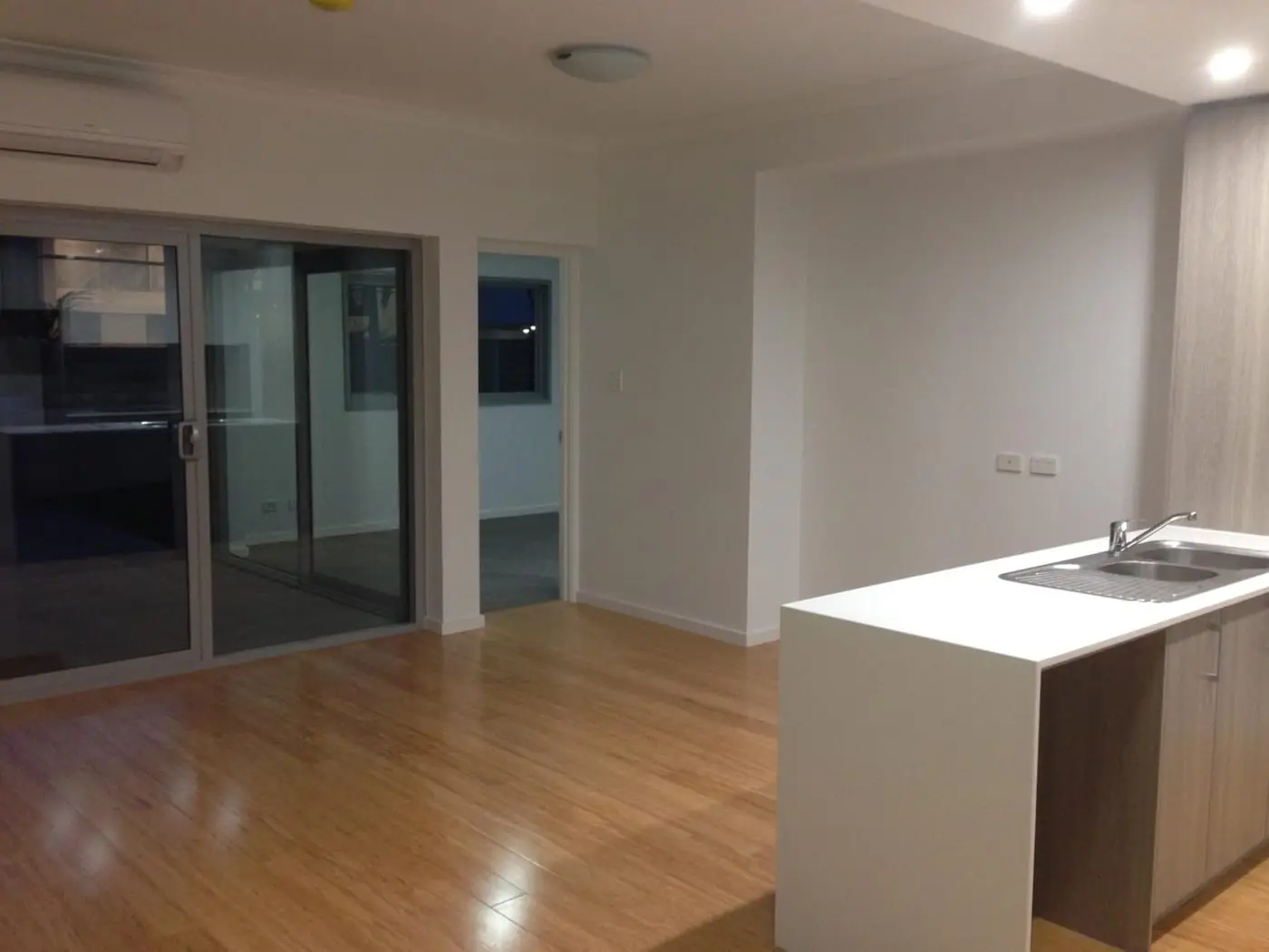 Completed lounge and dining space at The Flo
