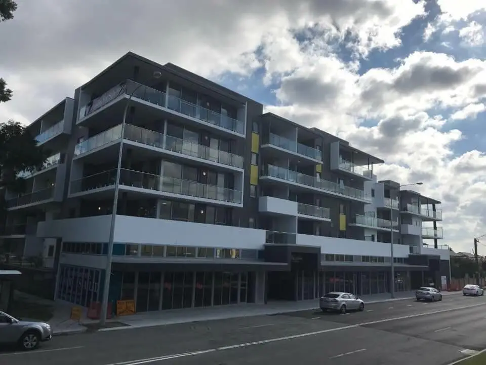Park Avenue apartments from the street